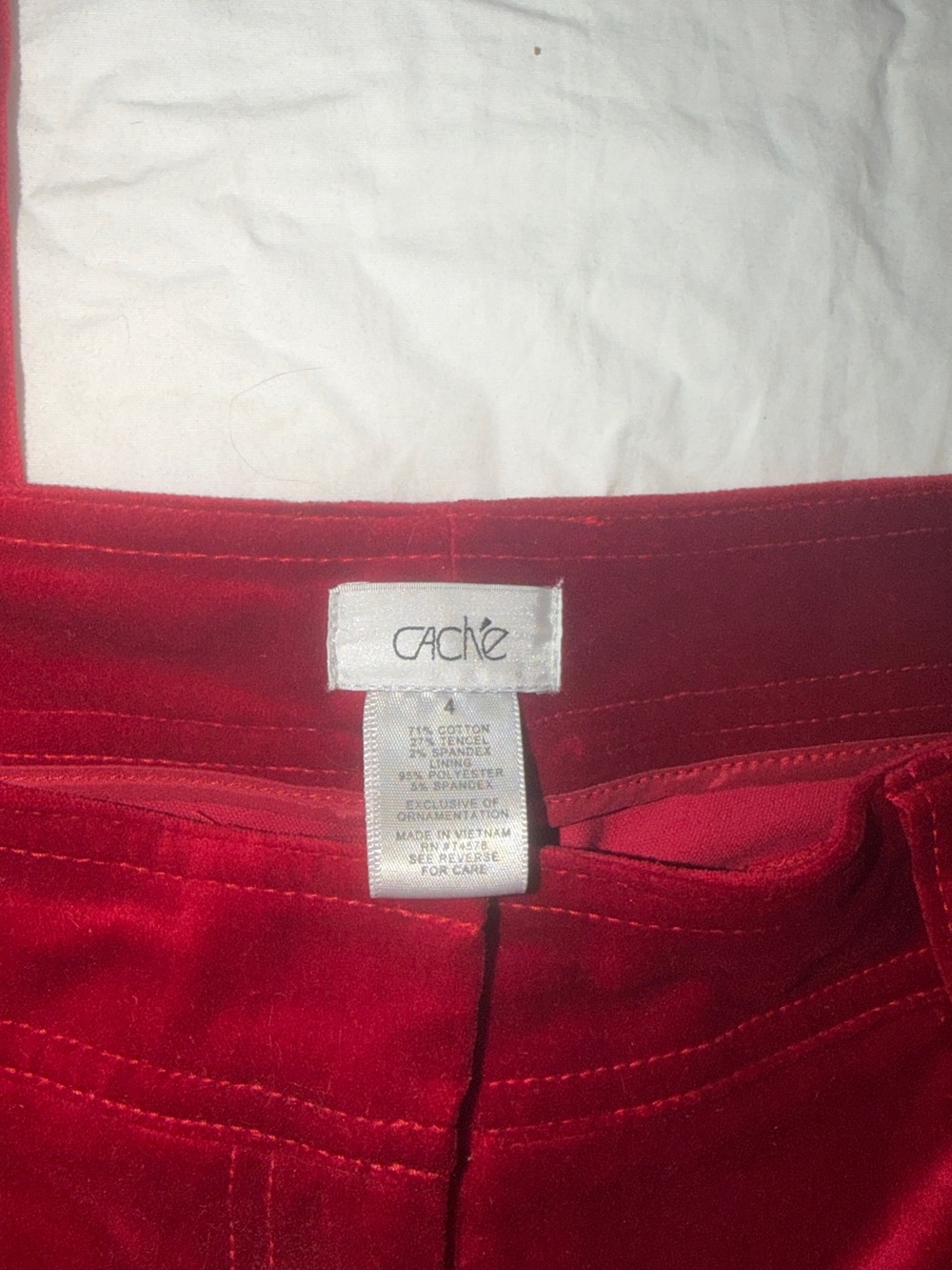 Cache Red Skinny Jeans - Vibrant Slim Cut